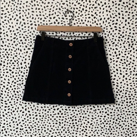 Forever 21 Dresses & Skirts - Final Price! Corduroy Button Front Mini Skirt